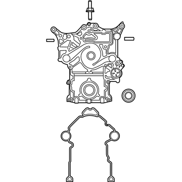 Jeep 68416971AB Timing Cover