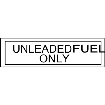 Chrysler 4696849 Fuel Label