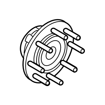 Ram 68292887AA Hub & Bearing