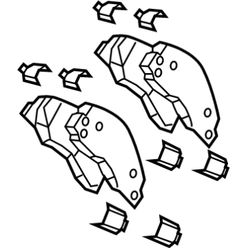 Ram 68461656AC Brake Pads