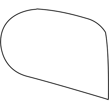 Jeep 68000018AA Mirror Glass