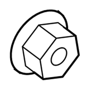 Jeep 6510416AA Mirror Glass Nut