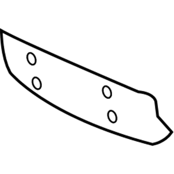 Mopar 5RB527F2AA License Bracket Mopar 5RB527F2AA License Bracket