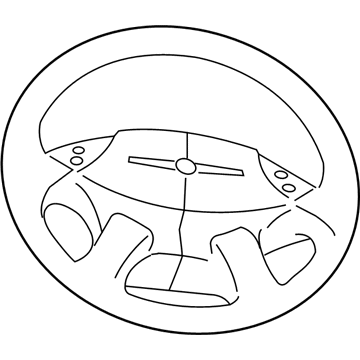 Dodge 1EB83XDVAA Steering Wheel