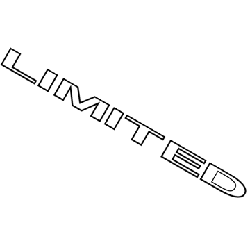 Ram 68498556AA Nameplate