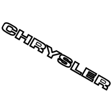 Chrysler 5113296AA Nameplate