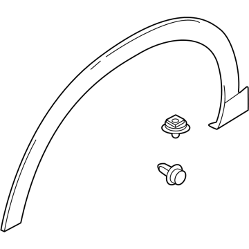 Dodge 7MS52LXHAA Wheel Opening Molding