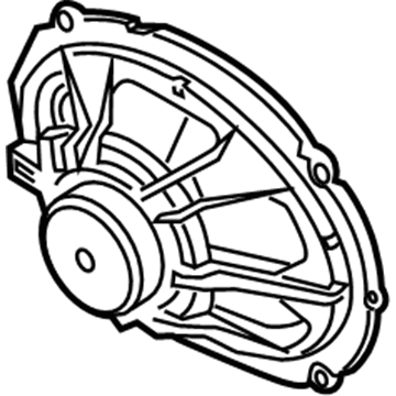 Jeep 68256279AA Rear Driver Speaker