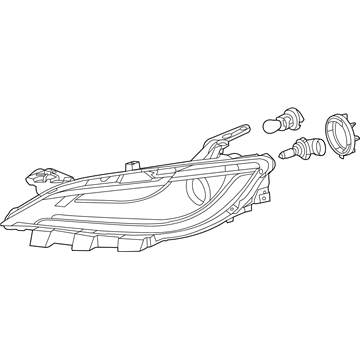 Chrysler Headlight - 68284784AA