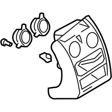 Mopar MR649501 Center Panel, Black