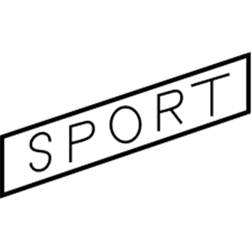 Dodge 55077328AB Nameplate