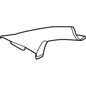 Mopar LK48TL2AH Windshield Trim, Sandstone / Tan / Taupe, Passenger Side