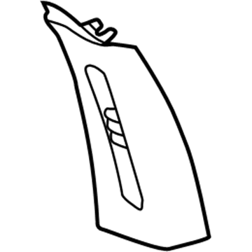 Mopar LK53TL2AE Center Pillar Trim, Lower Driver Side Mopar LK53TL2AE Center Pillar Trim, Lower Driver Side