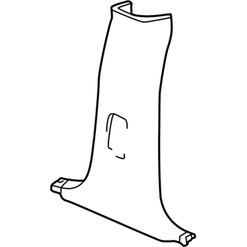 Mopar LK54TL2AC Center Pillar Trim, Sandstone / Tan / Taupe, Lower