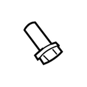 Jeep 6104215AA Bolt-Hexagon Flange Head