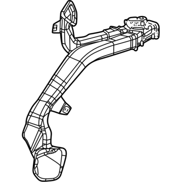 Jeep 68430450AC Side Duct