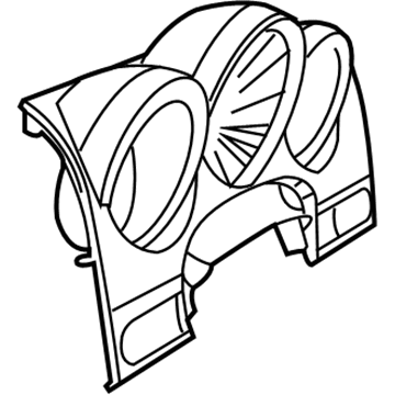 Dodge 1DZ23XDVAB Cluster Bezel