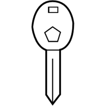 Chrysler 68291090AB Key