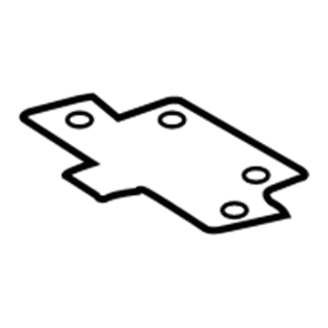 Dodge 5134012AA Sunroof Glass Lower Plate