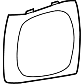 Mopar 1YA62JXWAB Trim Panel, Front Passenger Side