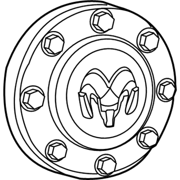 Ram 2500 Wheel Cover - 68081010AB