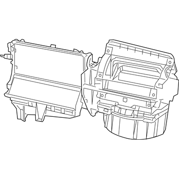 Jeep 68018098AC Blower Case