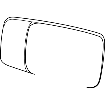 Ram 68067730AA Mirror Glass