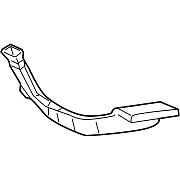 Dodge 5058523AB Floor Duct