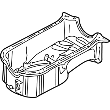 Chrysler MD350318 Upper Oil Pan