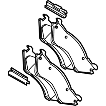 Dodge 5093257AA Brake Pads