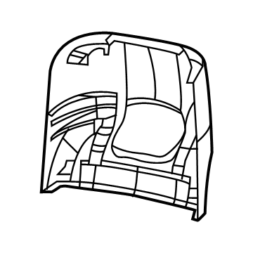 Mopar 7FA47DX9AA End Cap, Black