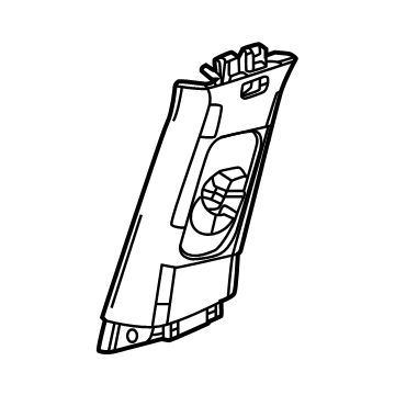 Dodge 7KL12TX7AB Upper Center Pillar Trim