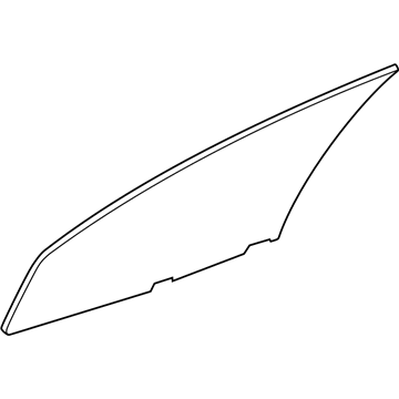 Chrysler 4574926AD Door Glass