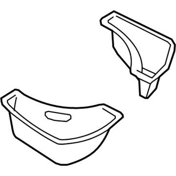 Mopar 68184085AC Bin, Rear Driver Side