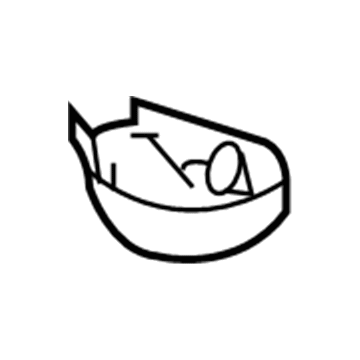 Dodge 68013425AA Sensor Shield