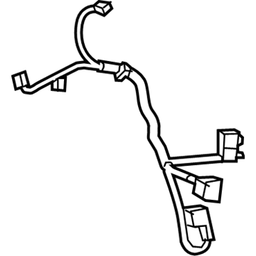 Mopar 68313476AA Wire Harness, Rear