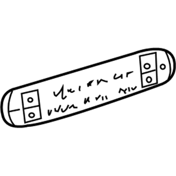 Dodge Caravan A/C Switch - 5134627AC