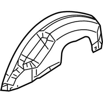 Dodge 5115160AA Inner Wheelhouse