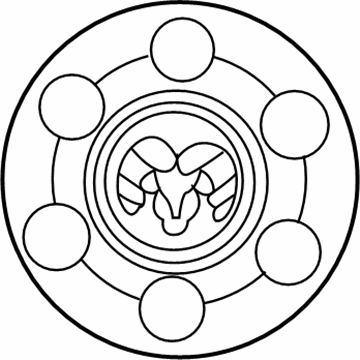 Dodge Ram 1500 Van Wheel Cover - 5DK60PX9