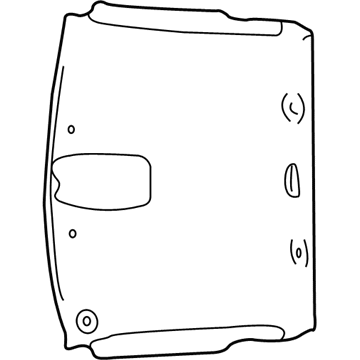 Dodge 1FJ66BD1AA Headliner