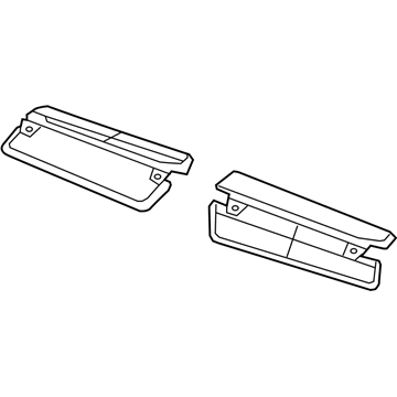 Chrysler 68026790AA Sunvisor