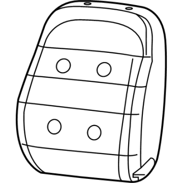 Ram 68234707AA Seat Back Pad