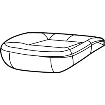 Ram 68235395AA Seat Cushion Pad