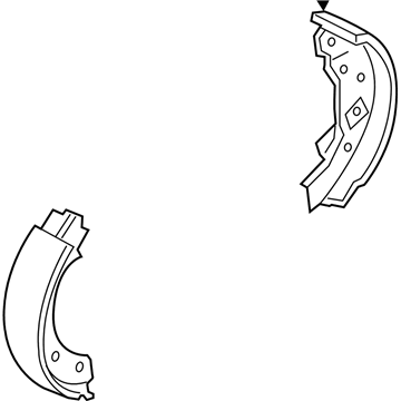 Ram 68283192AA Brake Shoes