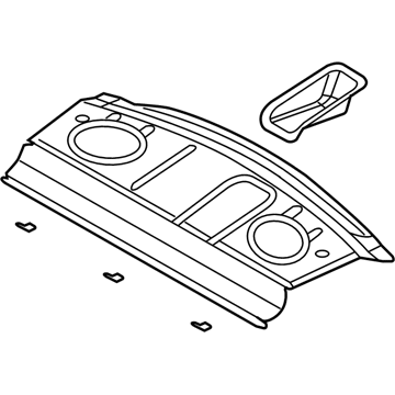 Dodge 5008827AE Package Tray