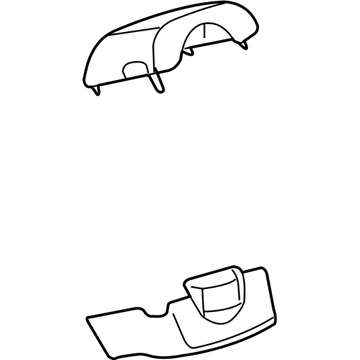 Ram 2500 Steering Column Cover - 1GE44GTVAB