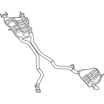 2018 Dodge Durango Muffler - 68276627AE