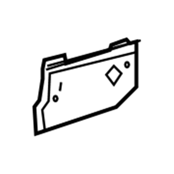 Dodge 68008351AA Floor Extension