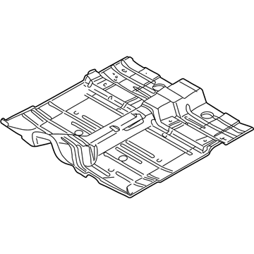 Chrysler 4814982AB Front Floor Pan
