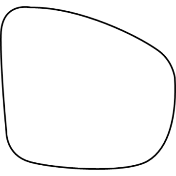 Chrysler 68318274AA Mirror Glass